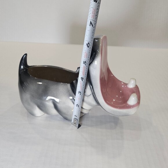 Freeman, McFarlin Pottery, Hippo Planter Dresser. Wallet Caddy/Soap Holder - Picture 9 of 10